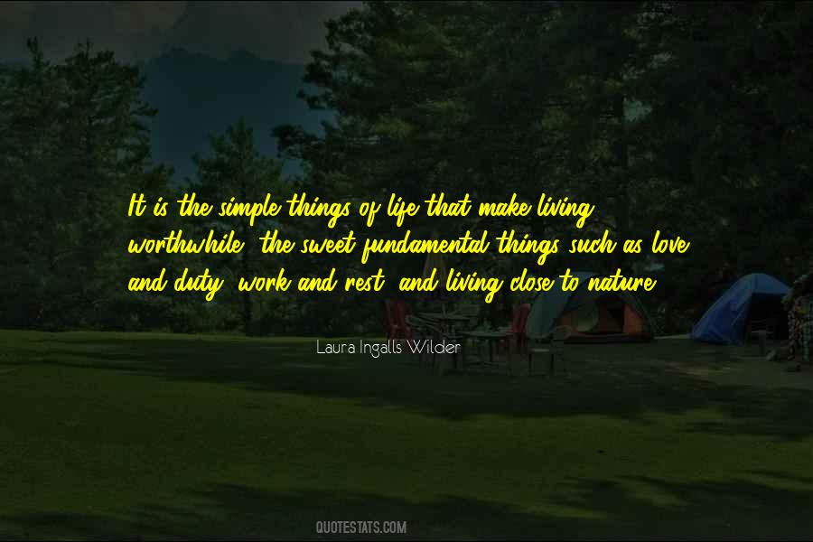 Quotes About Simple Living #795526