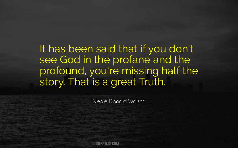 Half Truth Sayings #292680