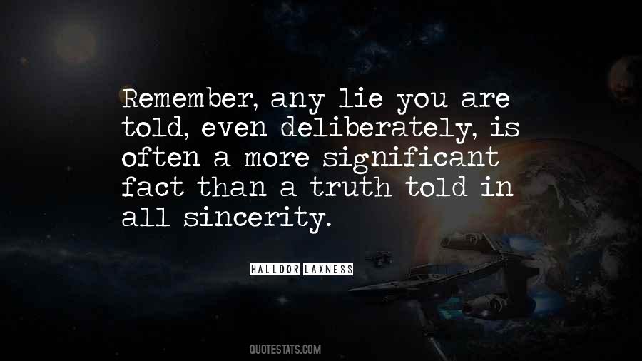 Lies Truth Sayings #82814