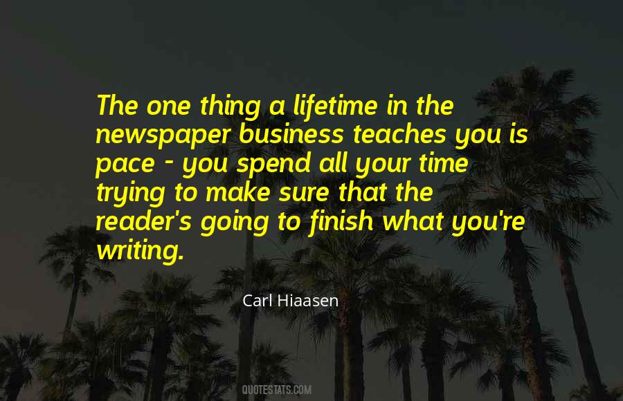 Quotes About Newspaper Writing #1406857