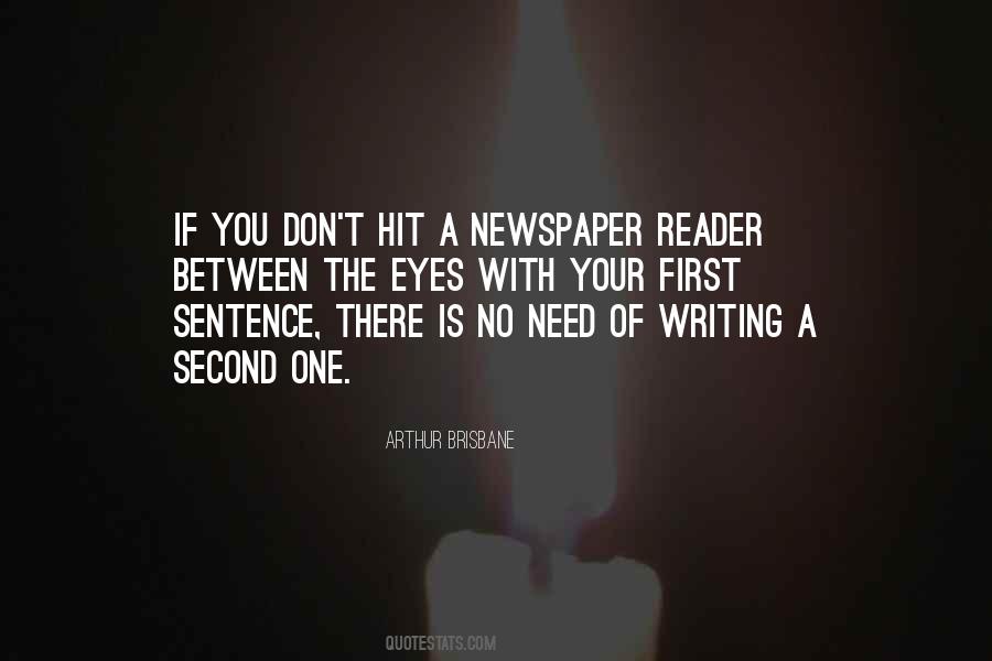 Quotes About Newspaper Writing #522850