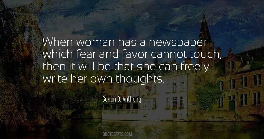 Quotes About Newspaper Writing #954698