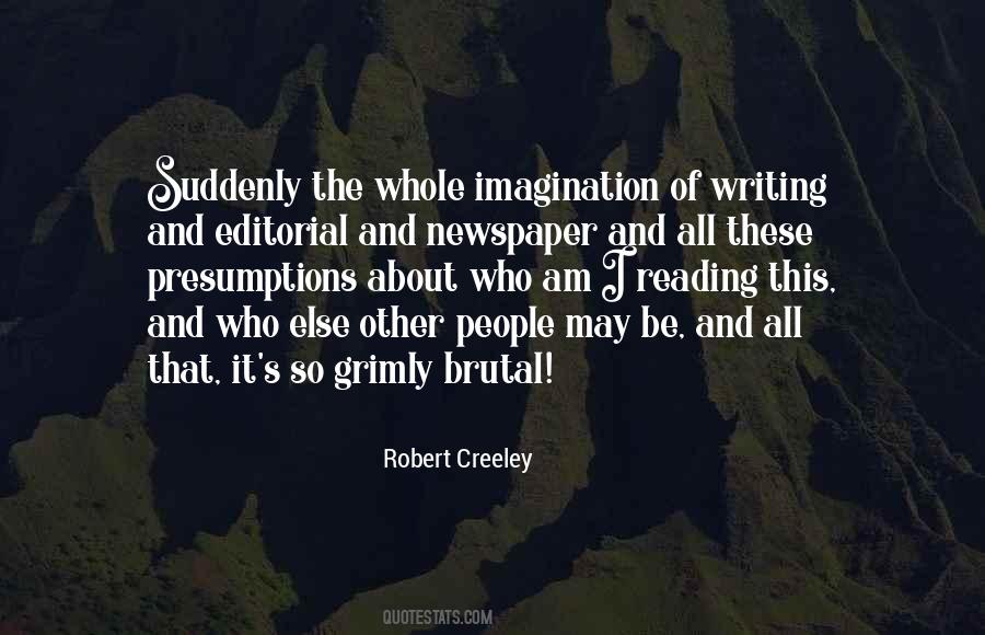 Quotes About Newspaper Writing #98826