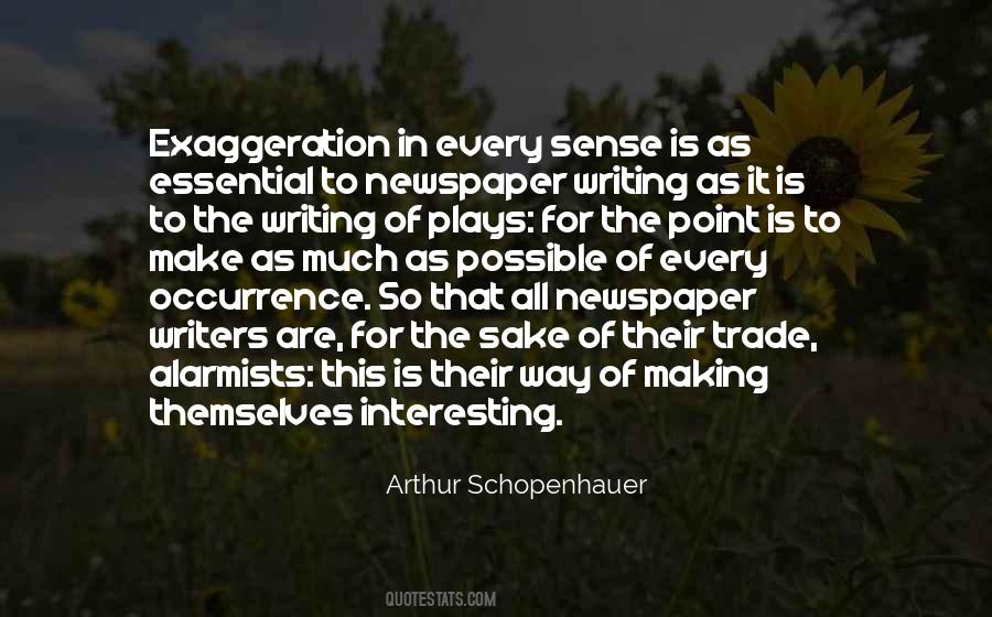 Quotes About Newspaper Writing #993940