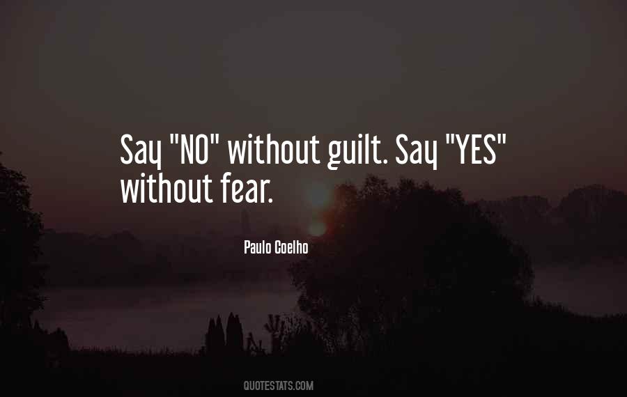 No Guilt Sayings #558085