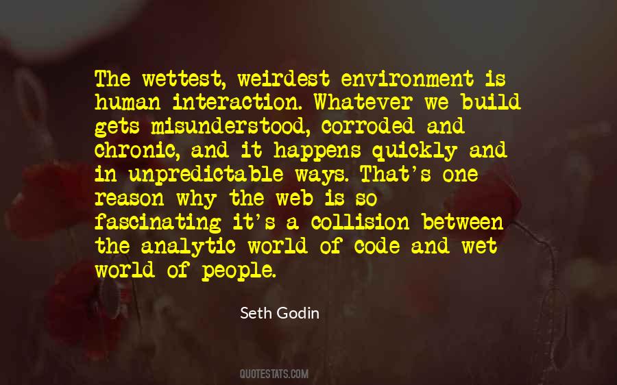 Quotes About Human-environment Interaction #867327