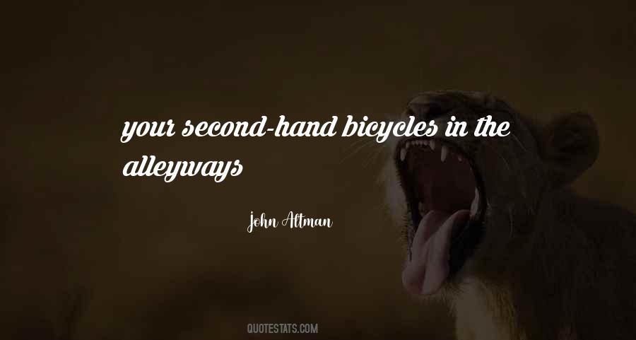 Second Hand Sayings #524997