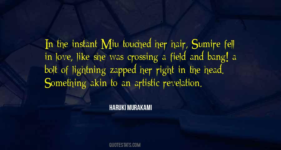 Quotes About Lightning And Love #45007