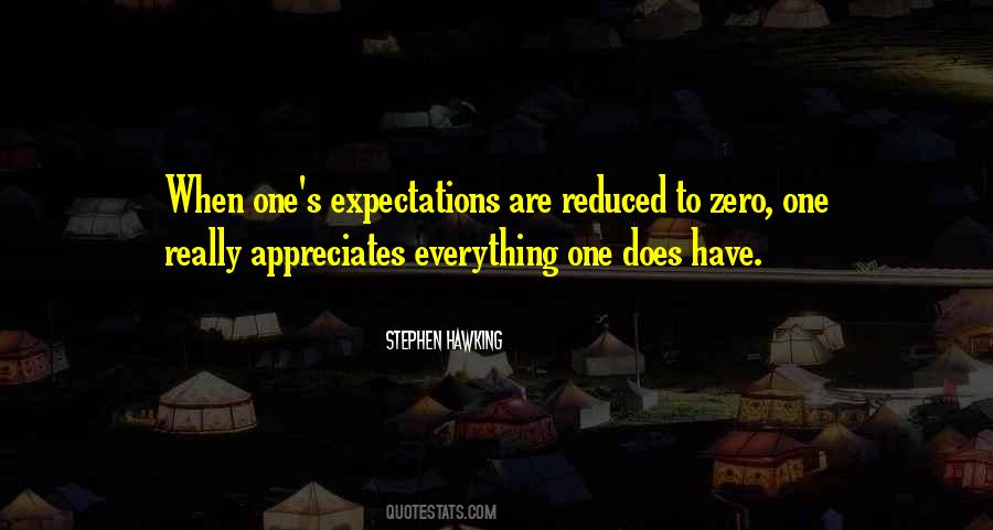 Quotes About Zero Expectations #1575134