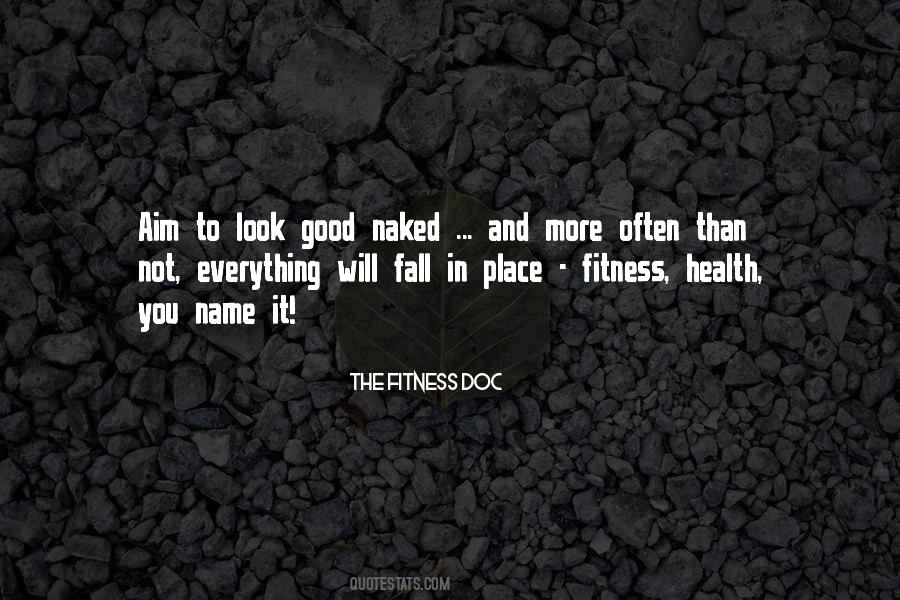 Health Fitness Sayings #128008