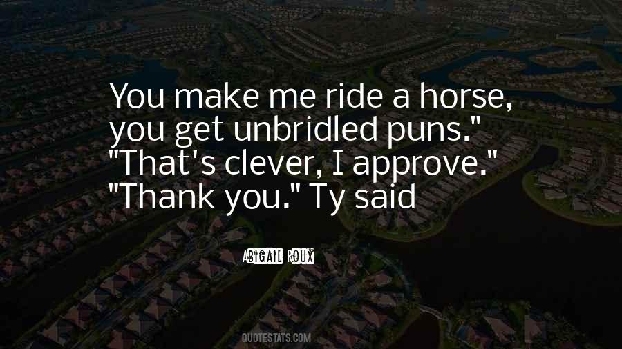 Clever Horse Sayings #1657475