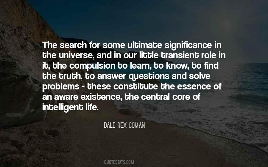 Quotes About Significance Of Life #574262