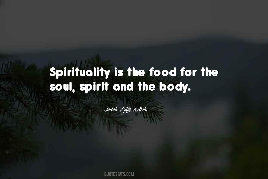 Quotes About Food And Spirituality #137568