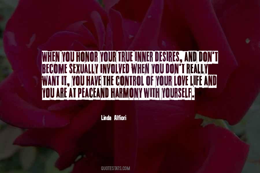 Love And Honor Sayings #199979