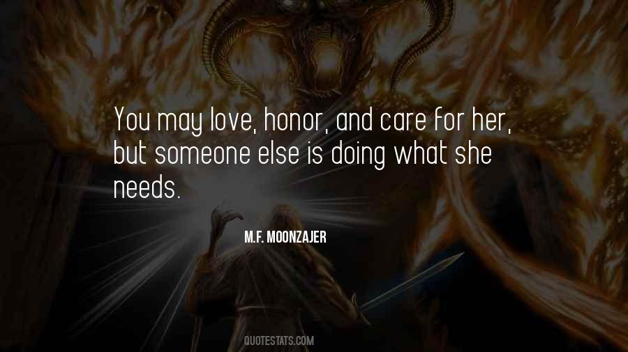 Love And Honor Sayings #358533