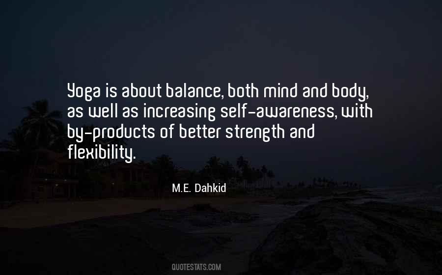 Quotes About Yoga Balance #1709