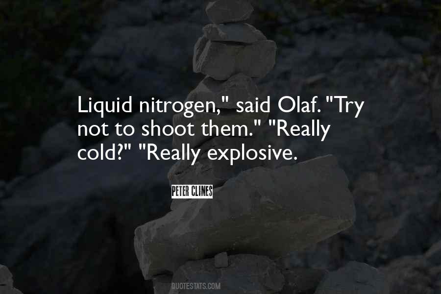 Quotes About Nitrogen #1394508