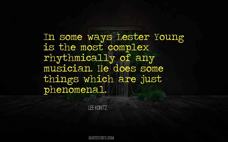Lester Young Sayings #9193