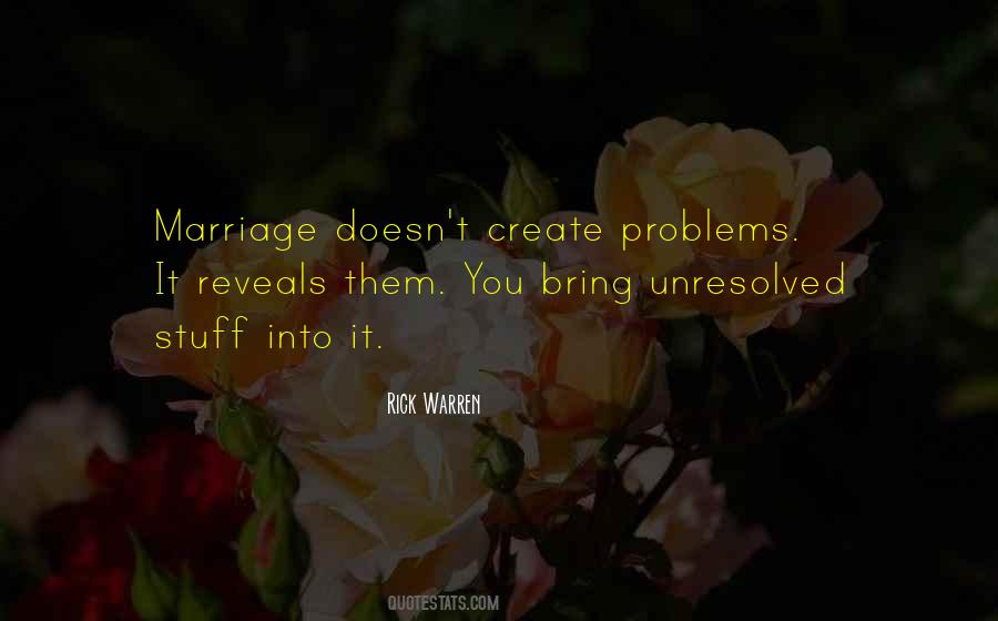 Marriage Problem Sayings #1762513
