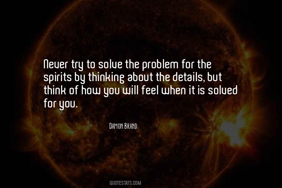 Solve The Problem Sayings #1652084