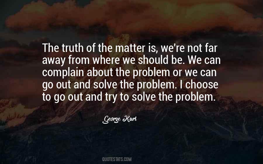 Solve The Problem Sayings #380646