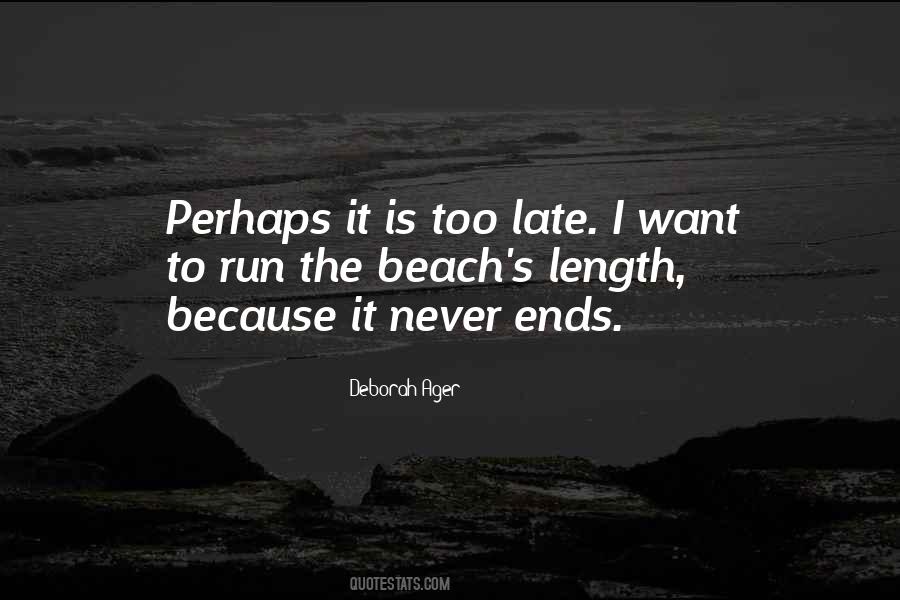 Beach Run Sayings #313157