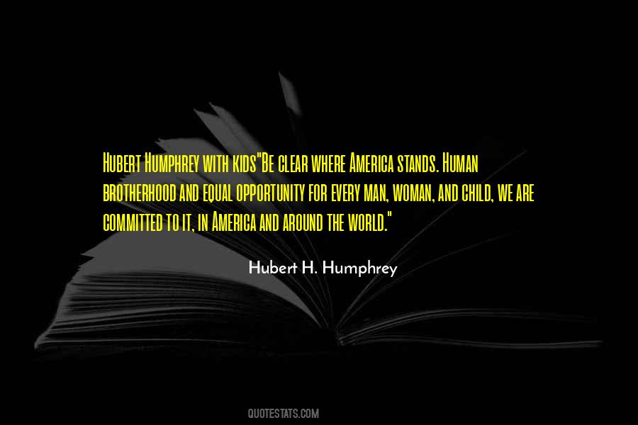 Hubert Humphrey Sayings #845807