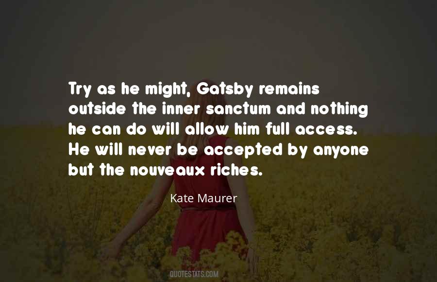 Quotes About Gatsby #1156971