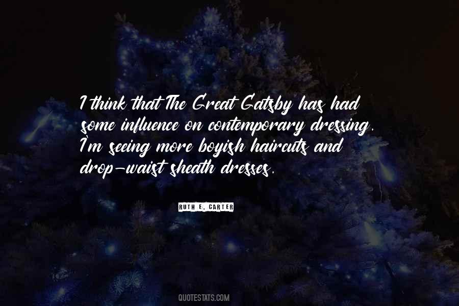 Quotes About Gatsby #504579