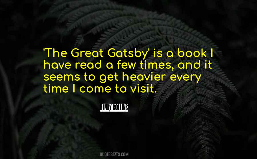 Quotes About Gatsby #521002