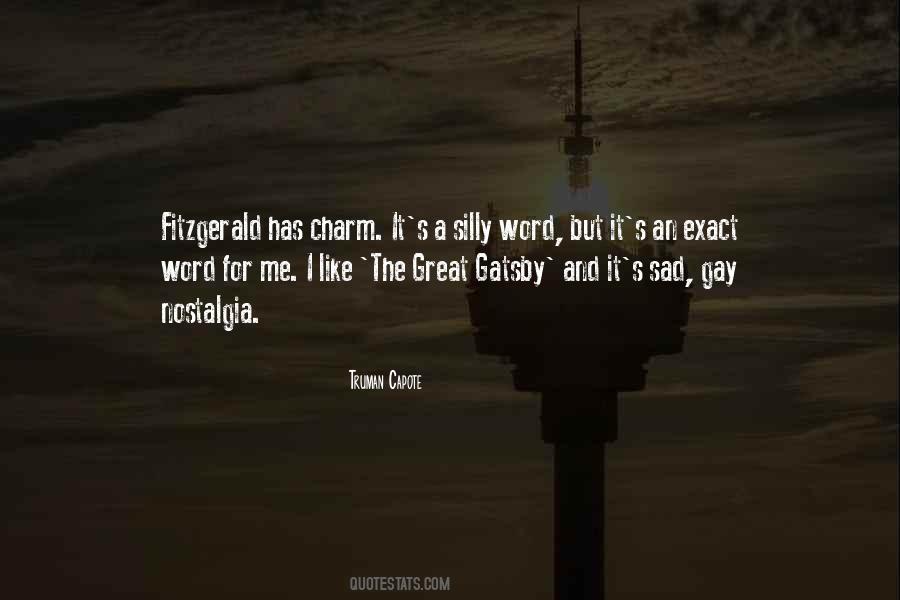 Quotes About Gatsby #889961
