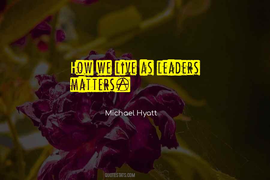 Michael Hyatt Sayings #565697