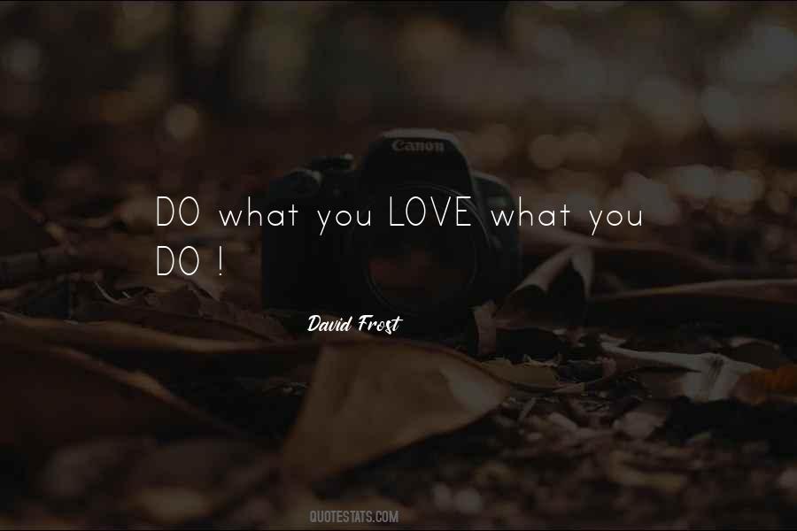 Quotes About Love What You Do #220684