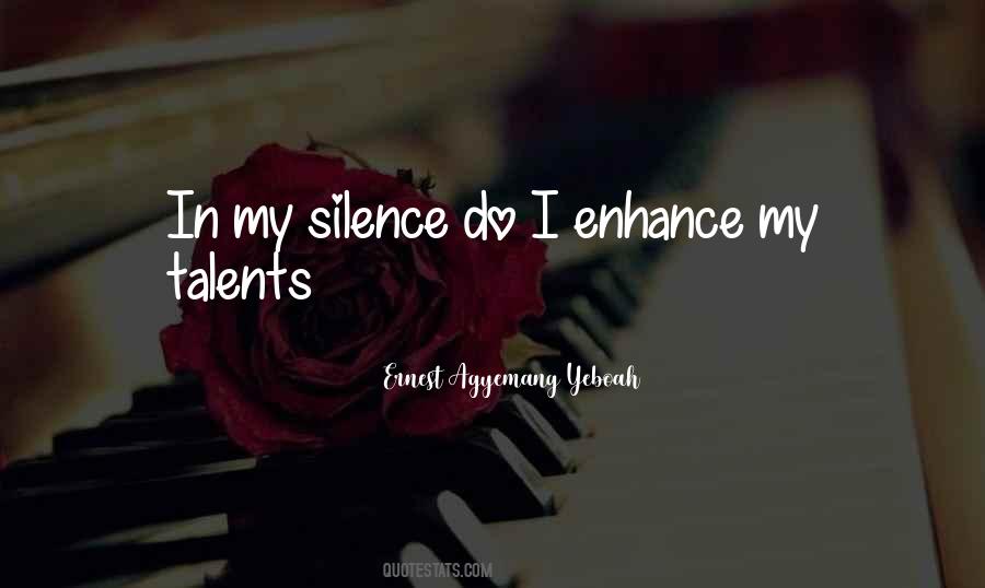 My Silence Sayings #1216986