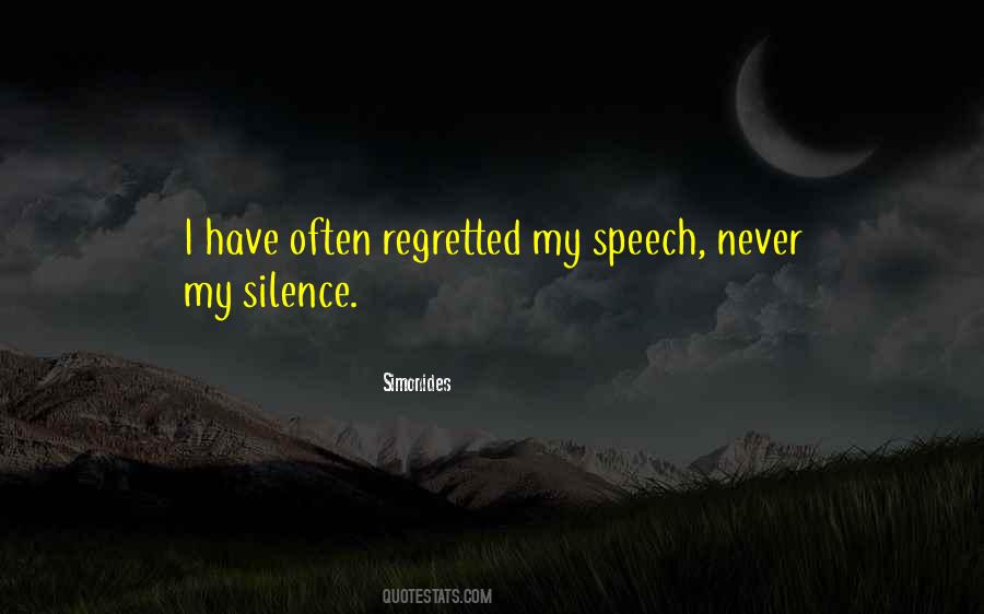 My Silence Sayings #1803651