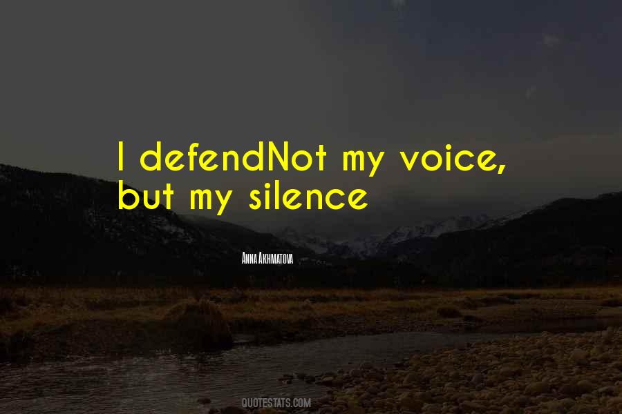 My Silence Sayings #1863435