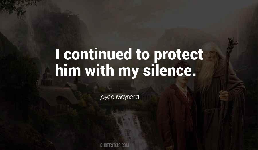 My Silence Sayings #243740