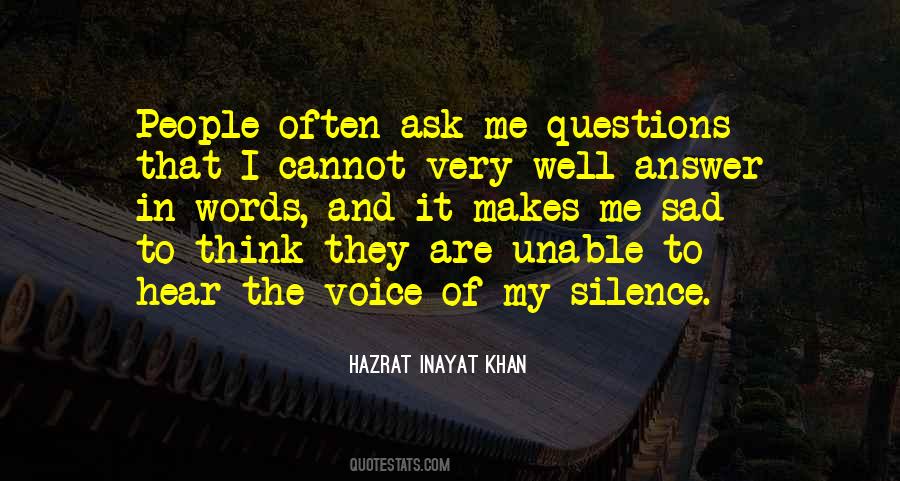 My Silence Sayings #737061