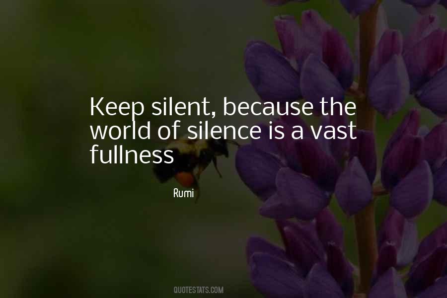 Keep Silent Sayings #1320386