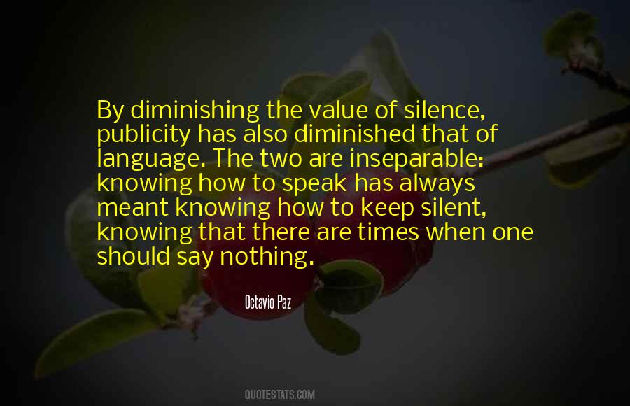 Keep Silent Sayings #1351773