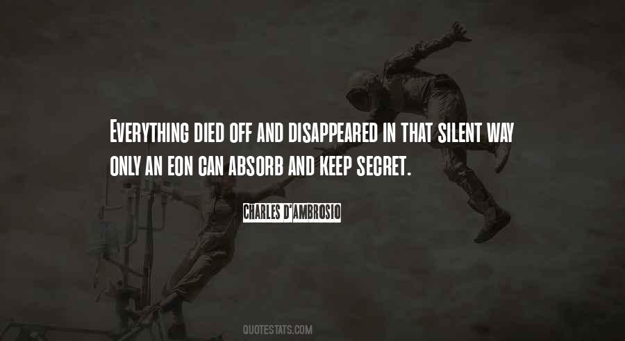 Keep Silent Sayings #519348