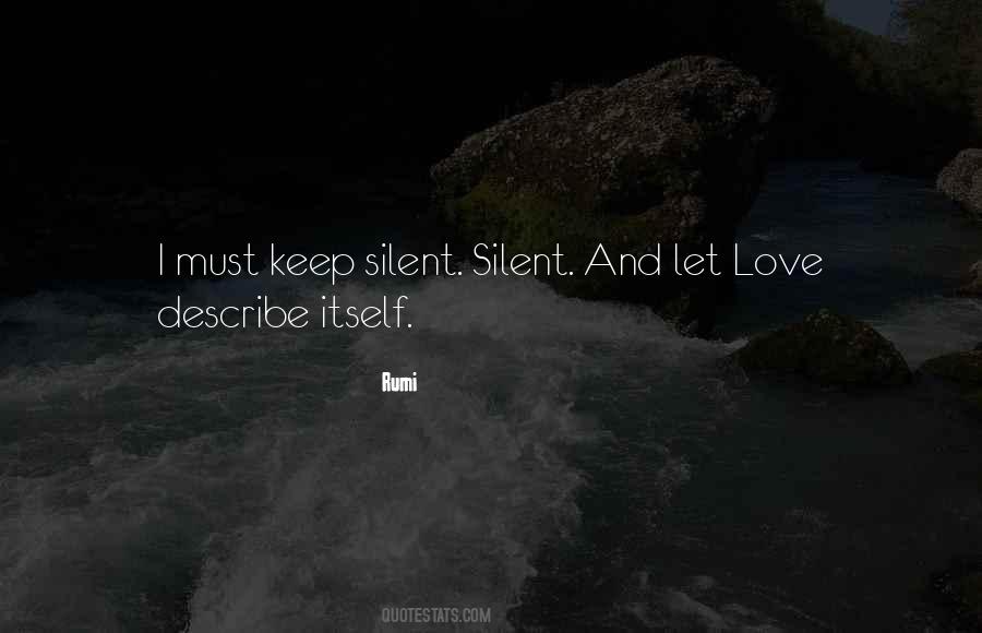 Keep Silent Sayings #580808