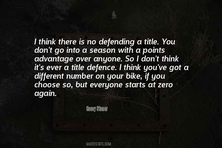 Quotes About Defending Title #962483