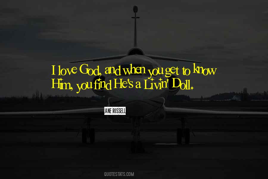 I Love God Sayings #371467