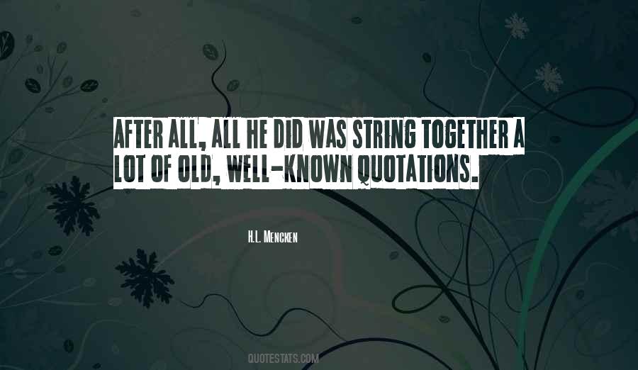Old Literature Sayings #620559
