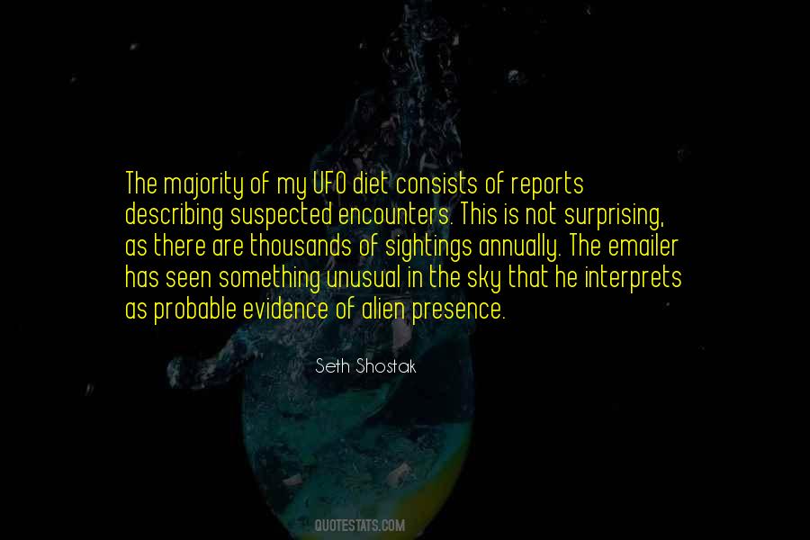 Quotes About Sightings #1051103