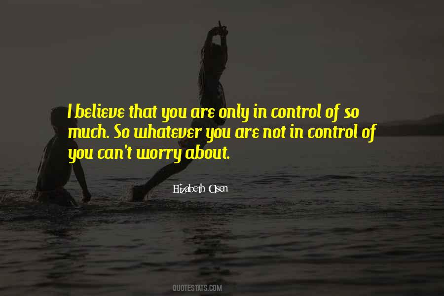 In Control Sayings #1305124