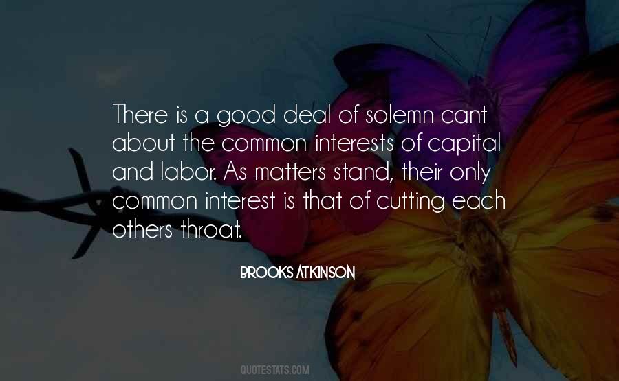 Common Interest Sayings #568323