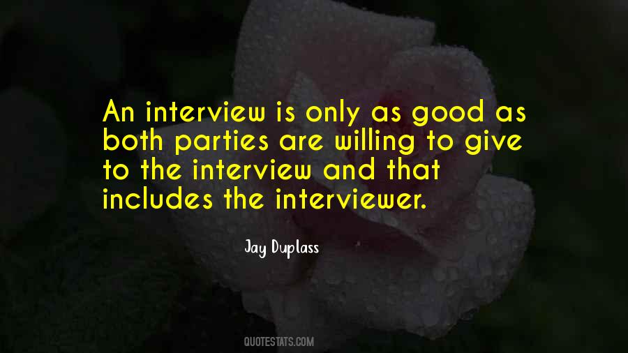 Good Interview Sayings #1308349