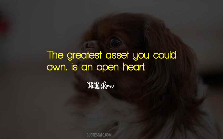 Open Heart Quotes Sayings #1113823